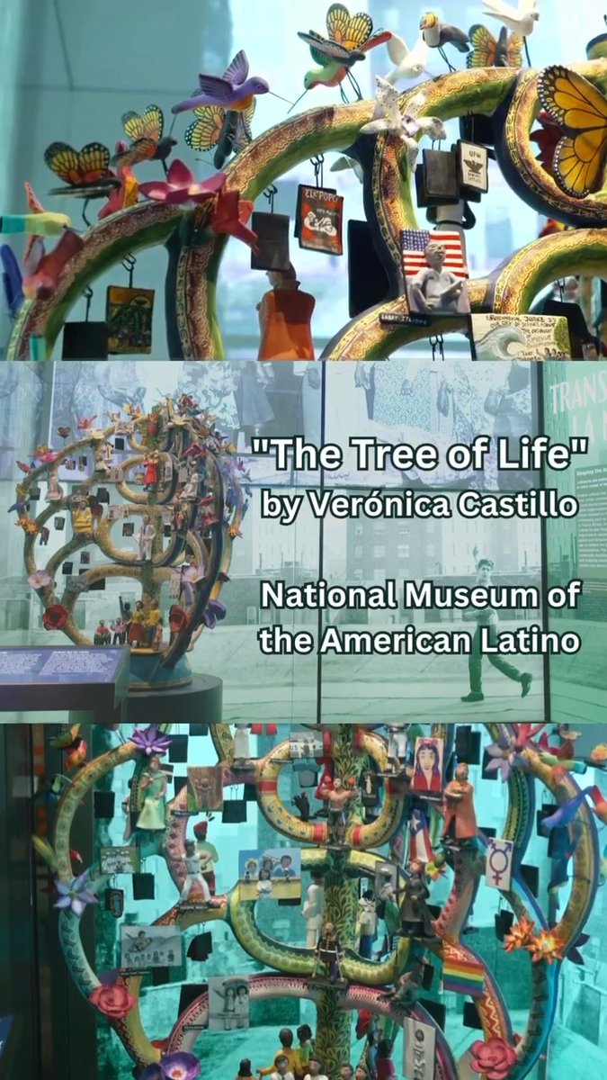 Meet the Tree of Life. Standing 53 inches tall and populated with Latino changemakers and community leaders, it was created by artist Verónica Castillo for our @USlatinomuseum. See it on display in #AmericanLatinoMuseum's “¡Presente!” exhibit at National Museum of American History. #SmithsonianHHM