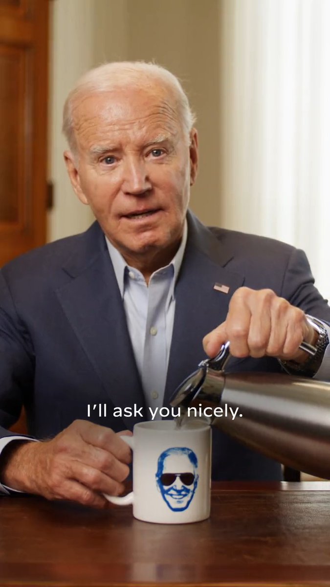I’ll ask you nicely to buy this new, color-changing campaign mug. But I know someone who won’t: