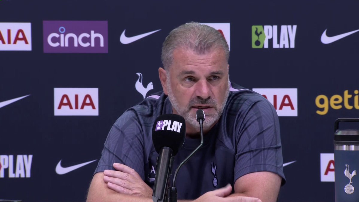 Tottenham head coach Ange Postecoglou talking brilliantly about mental health in football ❤️