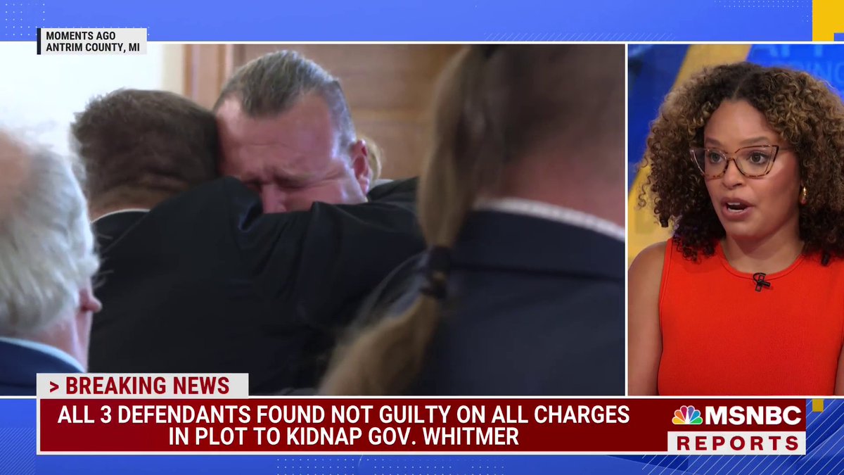 BREAKING: The three men accused of plotting to kidnap Michigan Governor Gretchen Whitmer have been acquitted, José Díaz-Balart Reports reports.