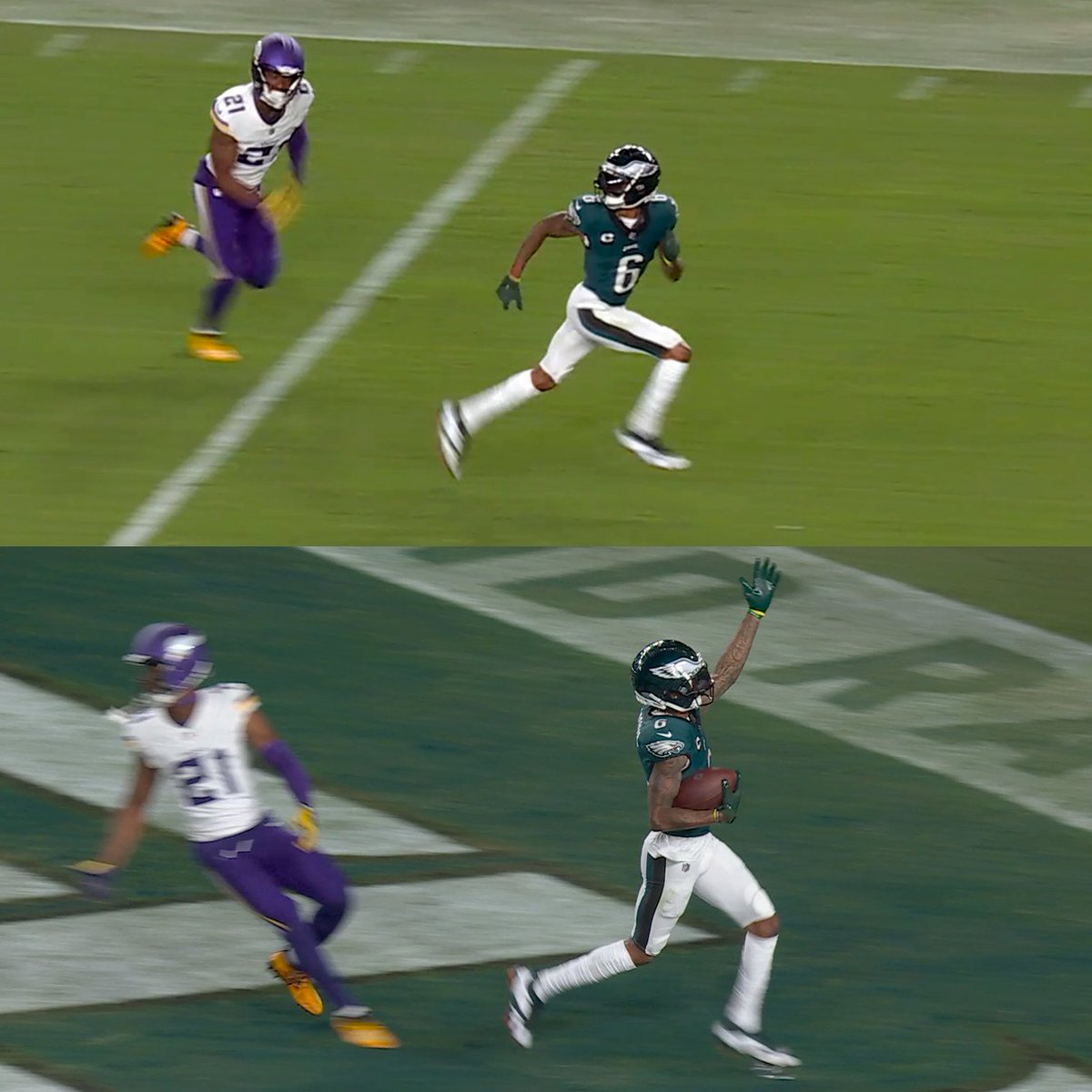 .@DeVontaSmith_6 simply ran by him 💨 (by Subway®)