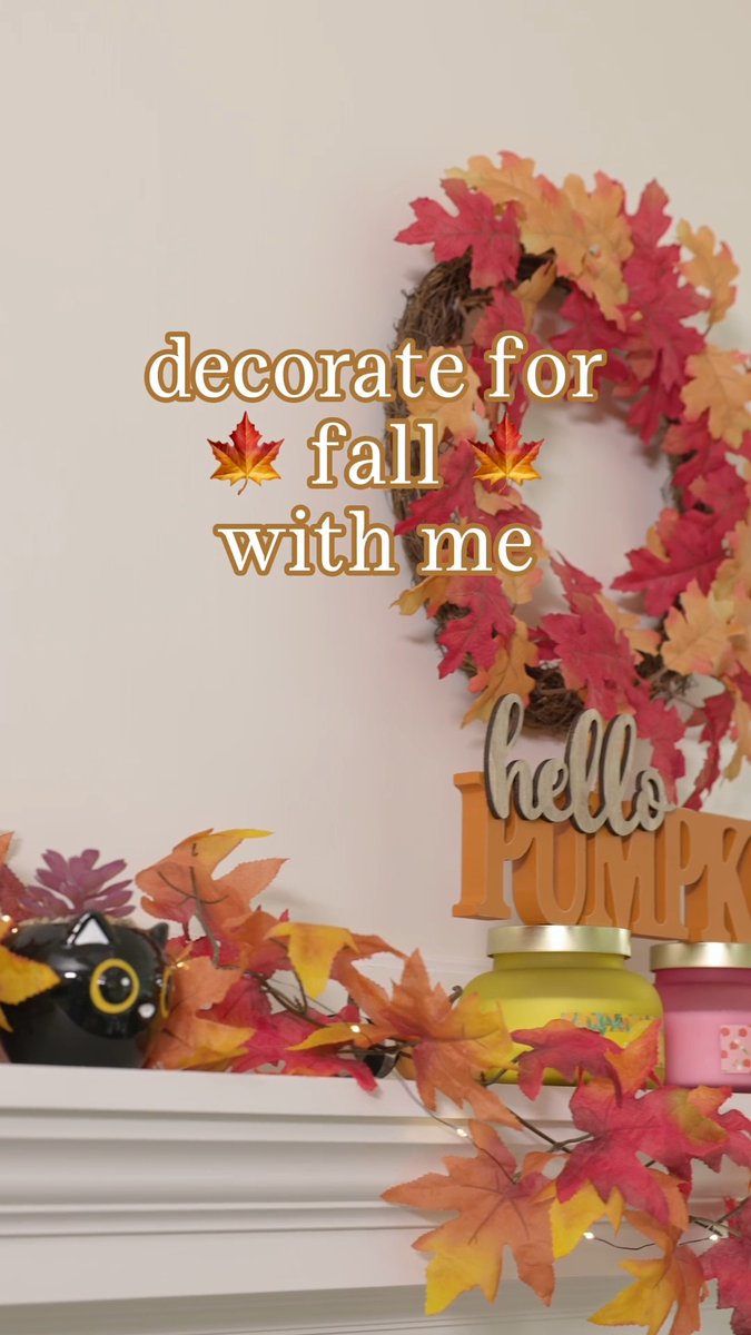 it's *almost* officially fall, besties! 🍁🍂 start the szn off right with some decor inspo from our mantle to yours! who's lighting pumpkin scented candles this wkend? 🙋 #fivebelowfinds #falldecor #fallcandles