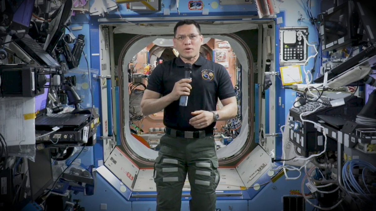 As we celebrate the start of #HHM23, Frank Rubio has a special message from space for retired NASA astronaut José Hernández, whose journey and story is chronicled in the new film "A Million Miles Away":