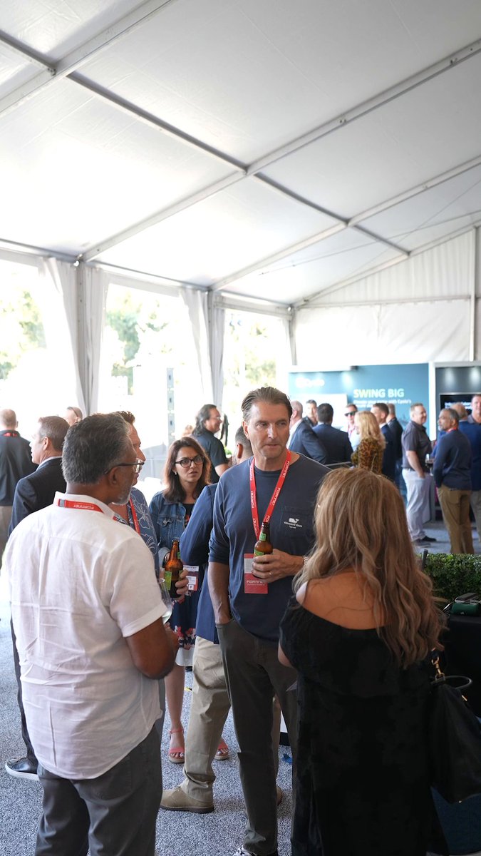 It was standing-room-only this week in the Technology Expo at our Security Summit at the #FortinetChampionship! A huge thank you to our #FortinetPartners and sponsors—without you the Summit wouldn't be possible! 🔐 @FortinetChamp