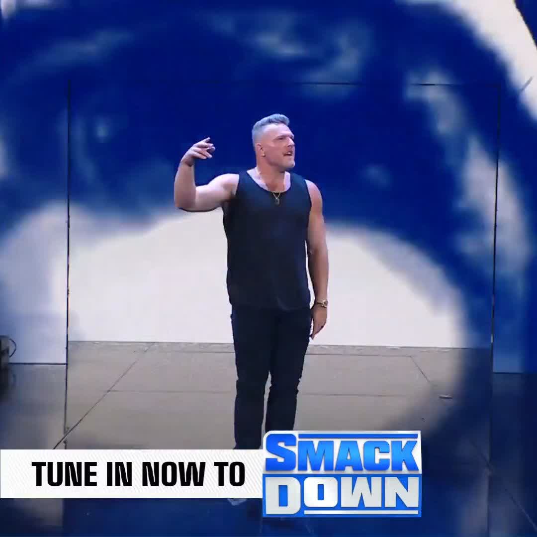 HEY! LET'S GOOOOOOOO! Pat McAfee is back on #SmackDown!