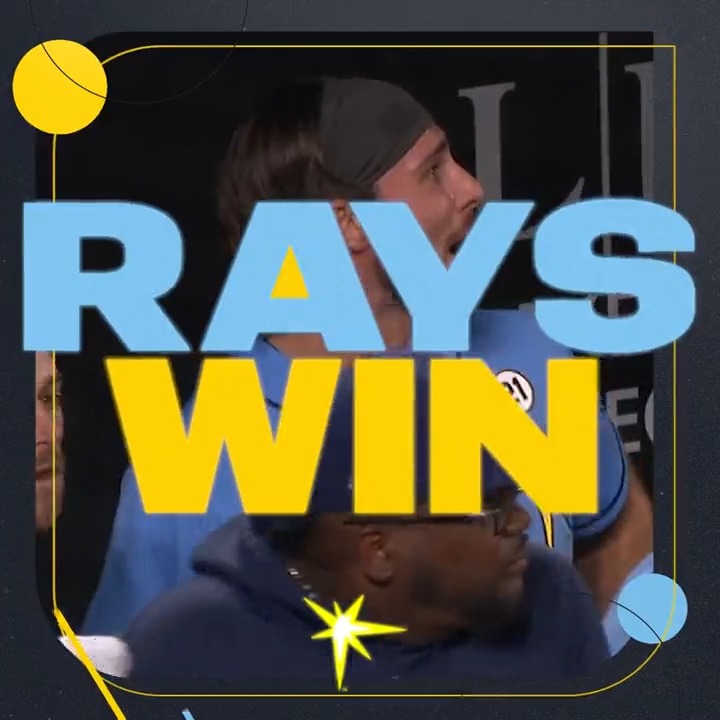 The objects in the mirror are here. #RaysUp