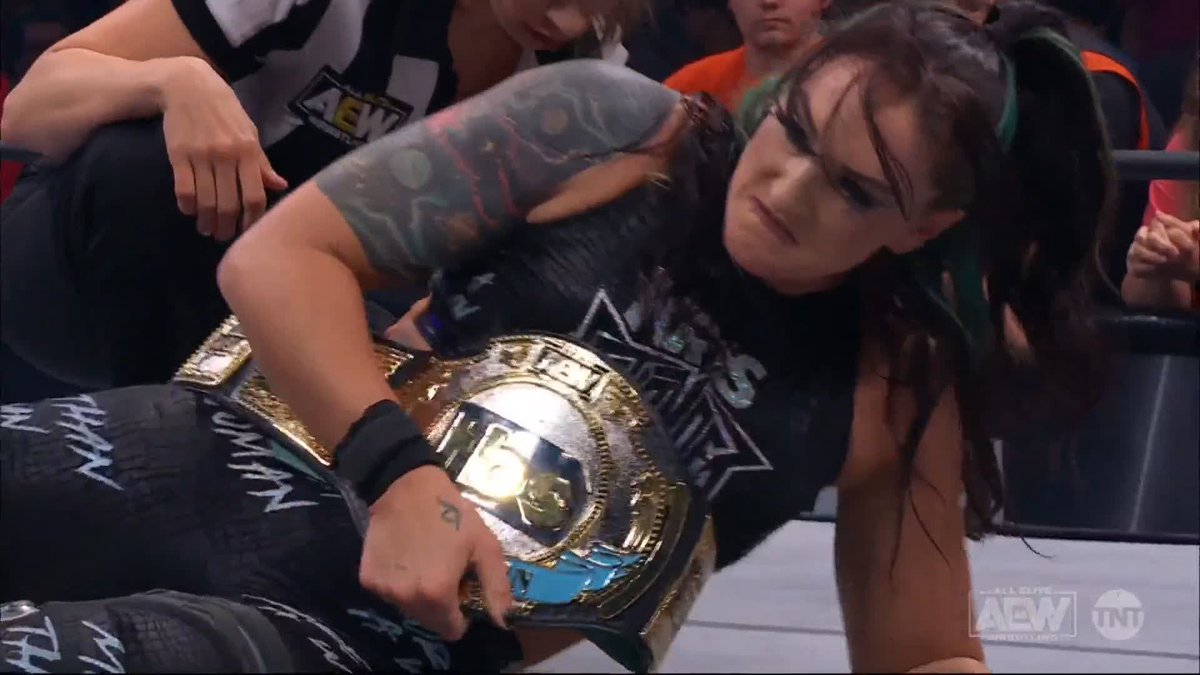 A tremendous display of respect and sportsmanship between Jade Cargill and Kris Statlander! Watch #AEWRampage on TNT! Kris Statlander | Jade Cargill