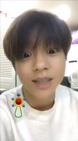 menolak lupa jeno pernah pake filter baby snap lucu banget🤏🏻 -jn