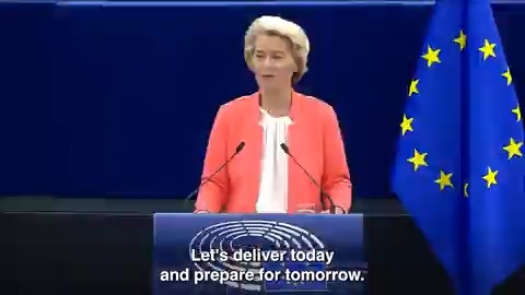 European Green Deal, competitiveness, digital and AI, Global Europe, migration, support for Ukraine, EU enlargement. Let's deliver today and prepare for tomorrow. In case you missed this year’s #SOTEU speech by President Ursula von der Leyen, watch the highlights below 👇