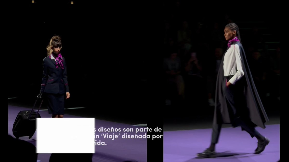 Los NUEVOS ✨ uniformes están perfilados 🪡 para desfilar por los trenes y estaciones 🚄🚶🏻♀️🚶🏻muy pronto. Presentados hoy en la pasarela de MBFWMadrid en la colección ‘Viaje’ de Ulises Mérida; serán la sensación de esta nueva temporada 👌🏻. #MBFWMadrid