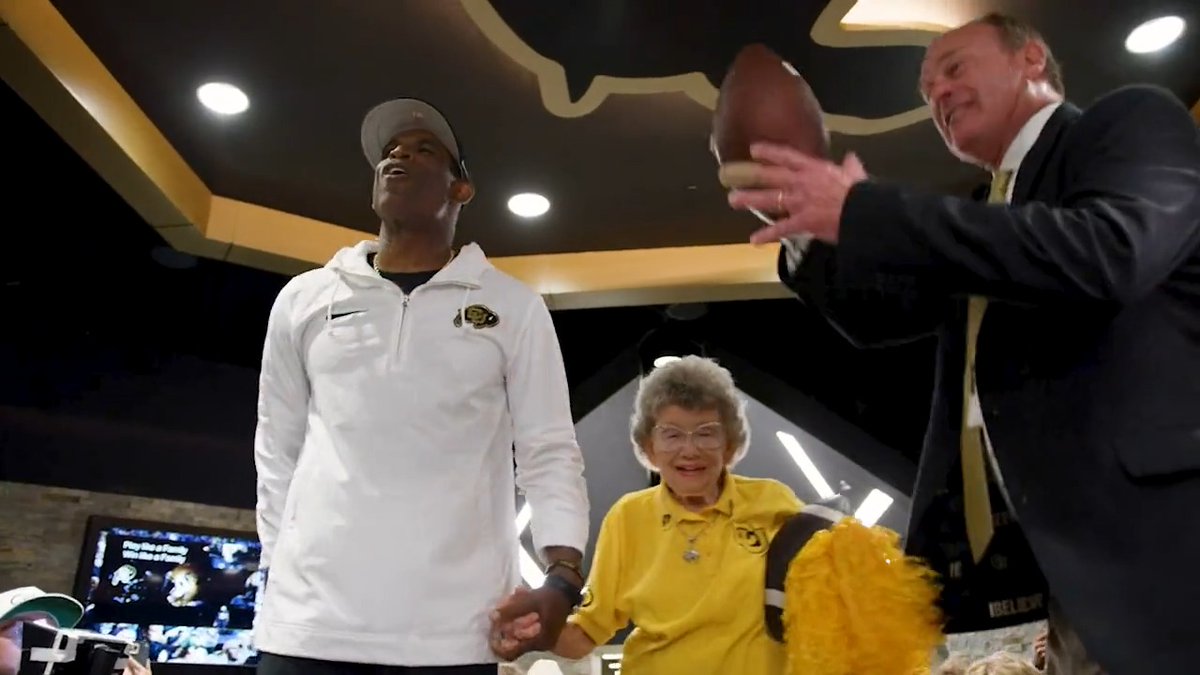 “I’m tired of being a good loser. … It is really fun to be a good winner.” CU superfan Peggy is grateful to have Deion Sanders leading her beloved Buffaloes 🤝