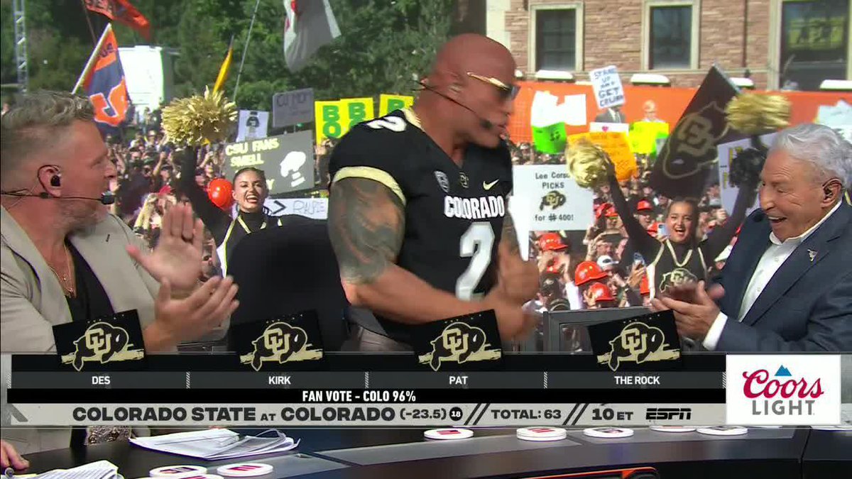 Corso takes Colorado Buffaloes Football as his 400th career headgear pick 🦬