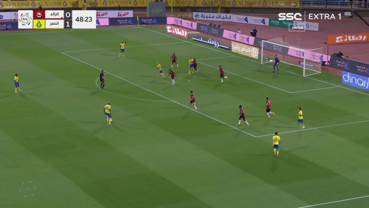 تسديدة تاليسكا تعلن الهدف الثاني للنصر🔥🚀 #دوري_روشن_السعودي #الرائد_النصر | #SSC