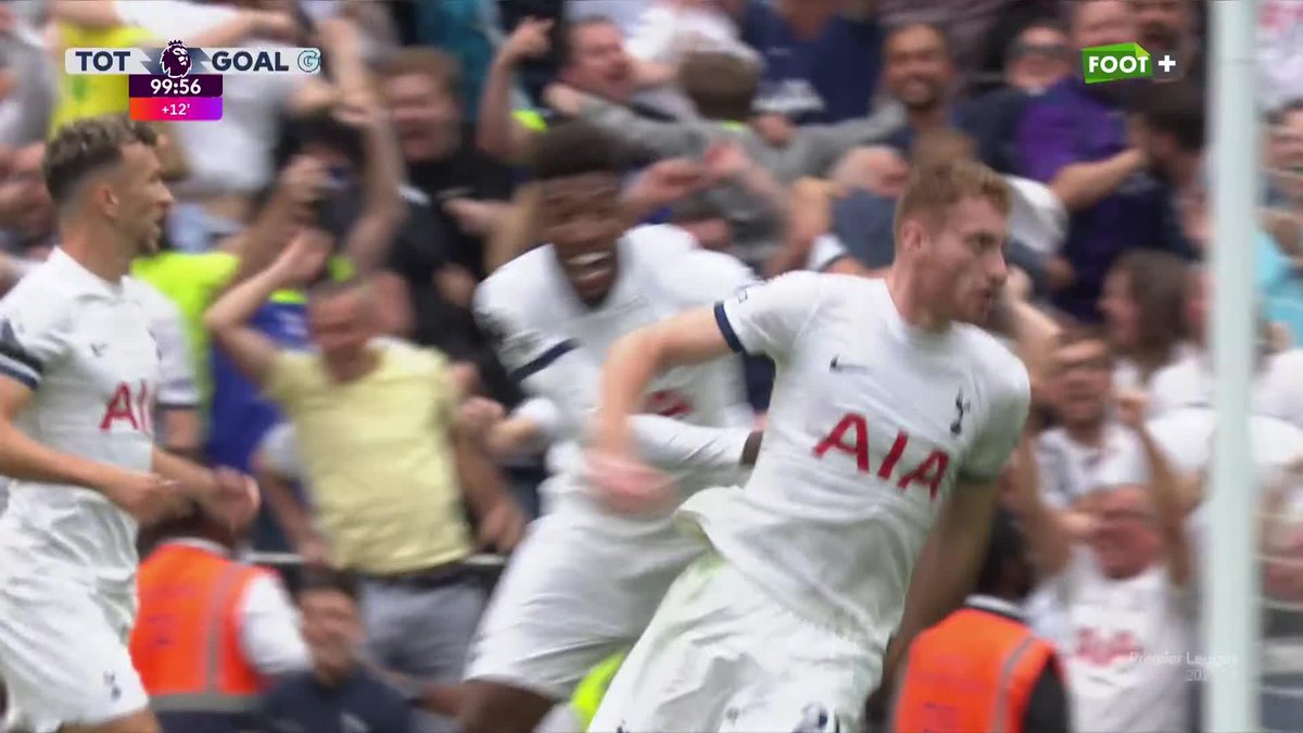 🚨 Tottenham perdait 1-0 à la 98ème minute… mais les Spurs l’ont finalement emporté grâce à Richarlison et Kulusevski ! 💪🏽 Quelle fin de match de fou !! 🔥