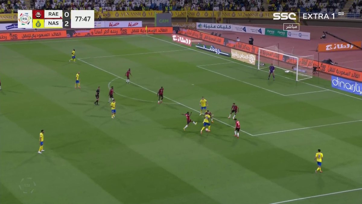 رونالدو يسجل الهدف الثالث للنصر من مهارة فردية رائعة⚽️🔥 #دوري_روشن_السعودي #الرائد_النصر | #SSC