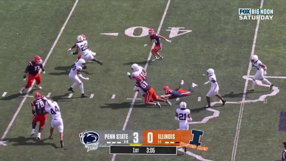 ST1X INT 👐 LB Abdul Carter (Abdul Carter) picks it off for Penn State Football. 📺: FOX/@CFBOnFOX