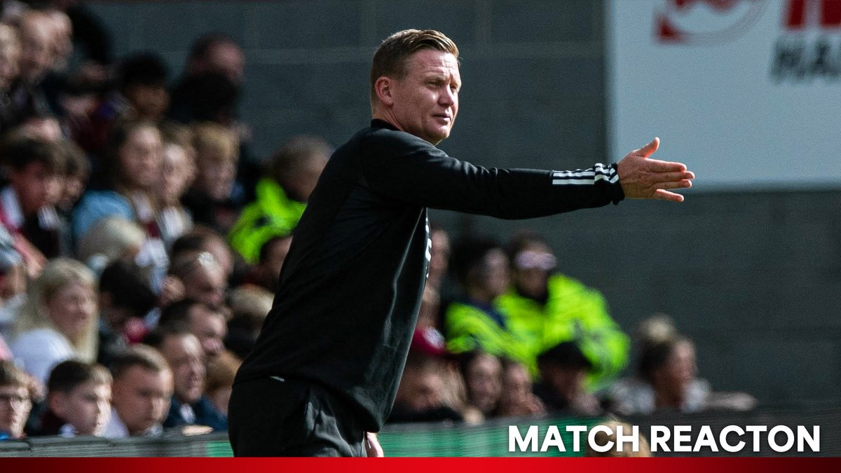 Post-match reaction from Barry Robson.