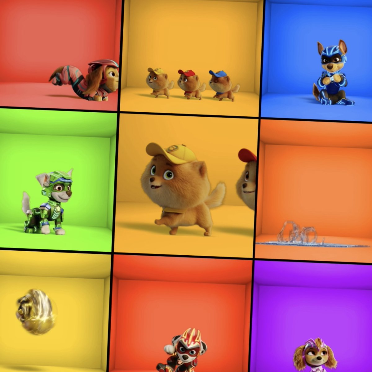Mighty pups, PAWsome moves! 🐾🕺 Bust a move on #NationalDanceDay with the PAW Patrol! #PAWPatrolMovie