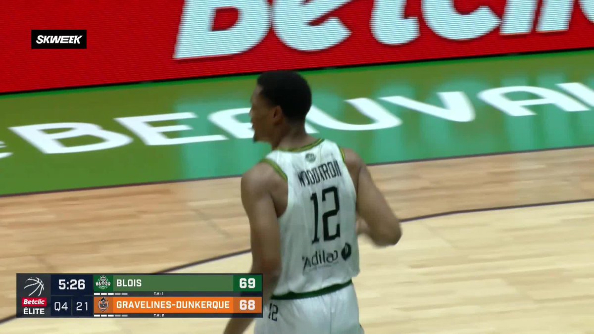 Pardon Robert Woodard ? 🥵 Ce money time est complètement fou ! 😱 🐝 ADA Blois Basket 41 🐝 x Robert Woodard II #SKWEEKLive #BetclicELITE