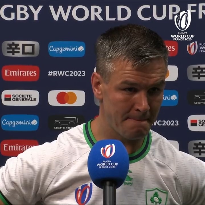 "It's not about personal achievements for us, it's about winning the next game" 💬 #RWC2023 | #IREvTGA | Irish Rugby