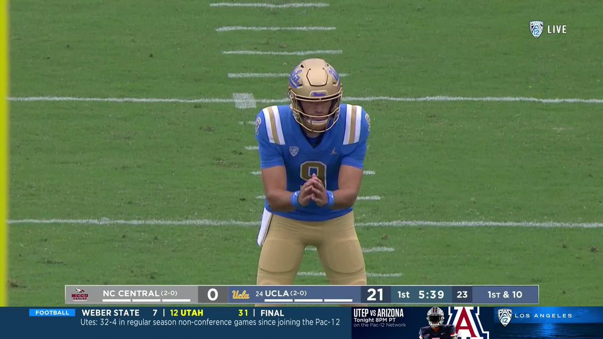 57-yard TD run for Collin Schlee 😱