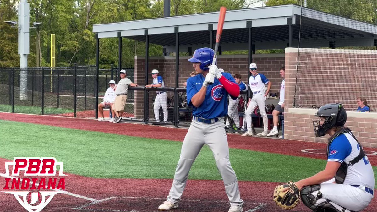 ‘24 OF Cole Decker (Cole Decker) adjusts to an offspeed pitch &amp; drives it the other way. Uses plus foot-speed to take advantage of defensive miscue &amp; take an extra base. Cincinnati Baseball recruit. #MWFallChamps