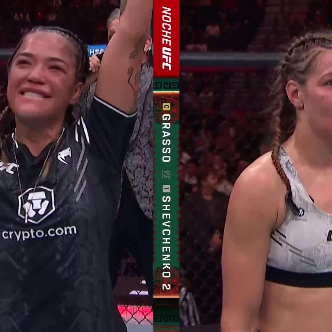Unanimous for Tracy Cortez’s ERA! She secures Mexico's first win of the night at #NocheUFC 👊🇲🇽