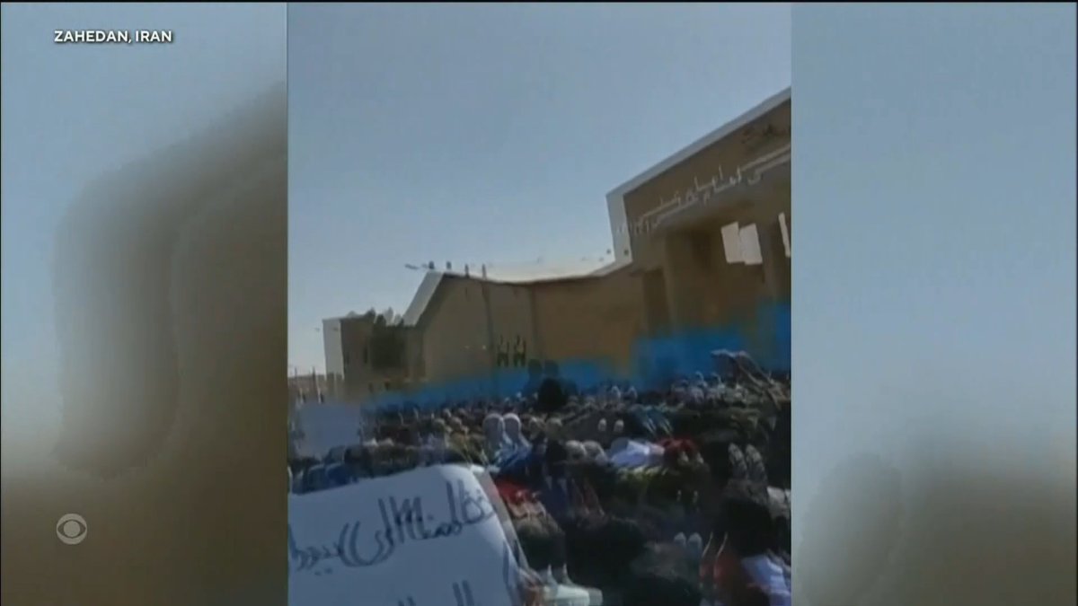 Protests in Iran and around the world on Saturday marked one year since Mahsa Amini died while in police custody after being arrested for wearing her mandatory hijab head covering incorrectly.