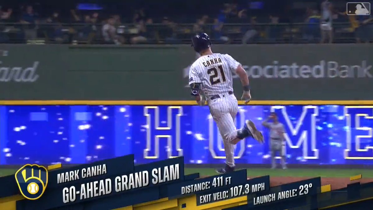 MARK CANHA ARE YOU KIDDING?! GO-AHEAD GRAND SLAM WINS US THE GAME! #ThisIsMyCrew