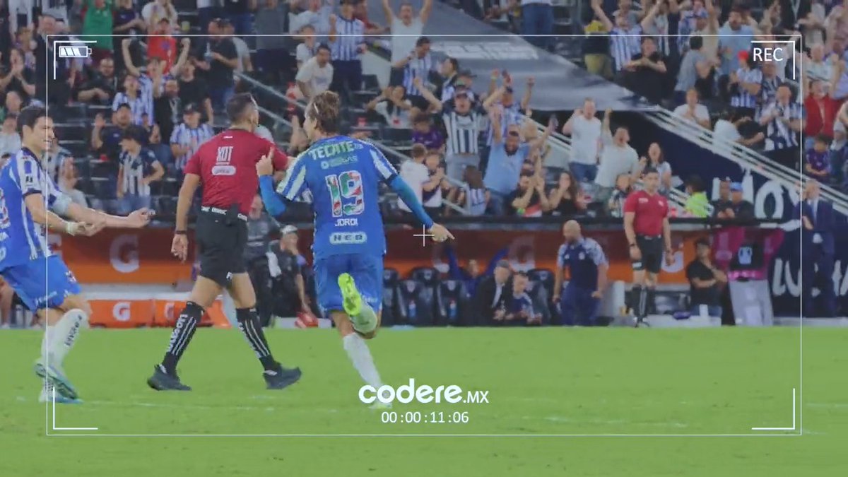 Tecatito + Jordi cortizo = Golazo. 💥⚽ #LenteRayado Codere.mx