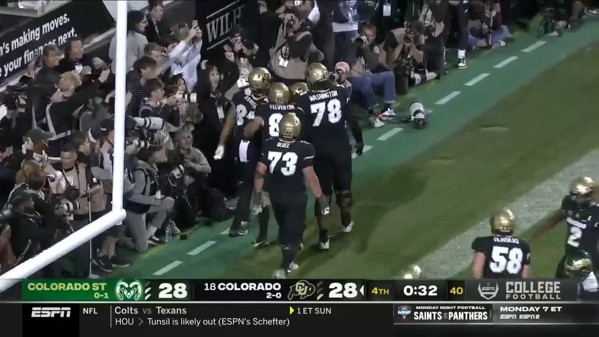 THIS GAME IS TIED WOW ๐ฑ๐ฑ๐ฑ Colorado Buffaloes Football