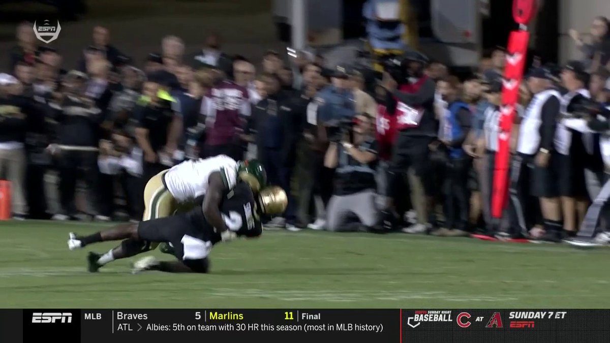 Mohamed Kamara ejected for this obviously unnecessary hit on Shedeur Sanders