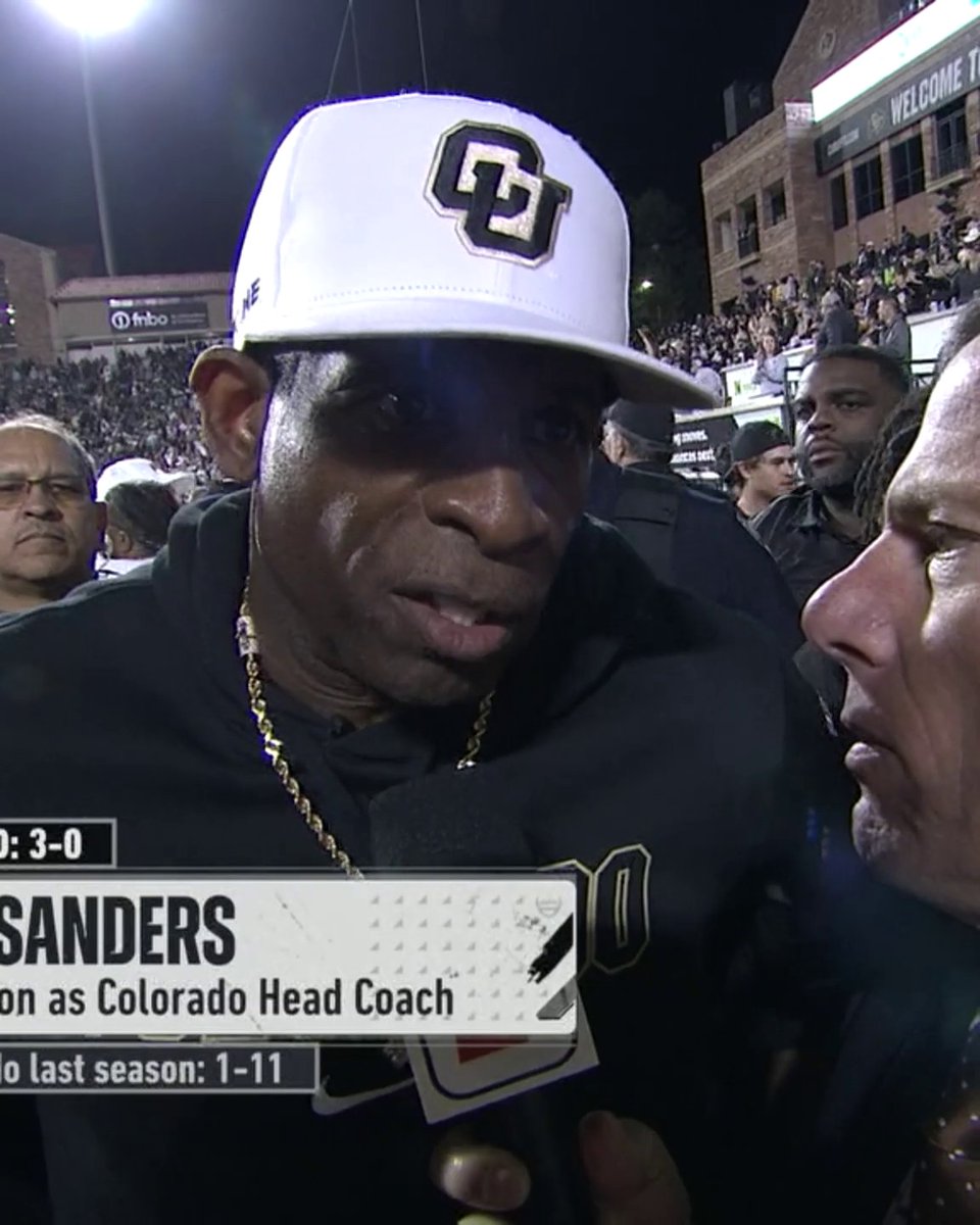 "We started off playing like hot garbage, but we got it right." COACH PRIME says this win taught him patience 😅