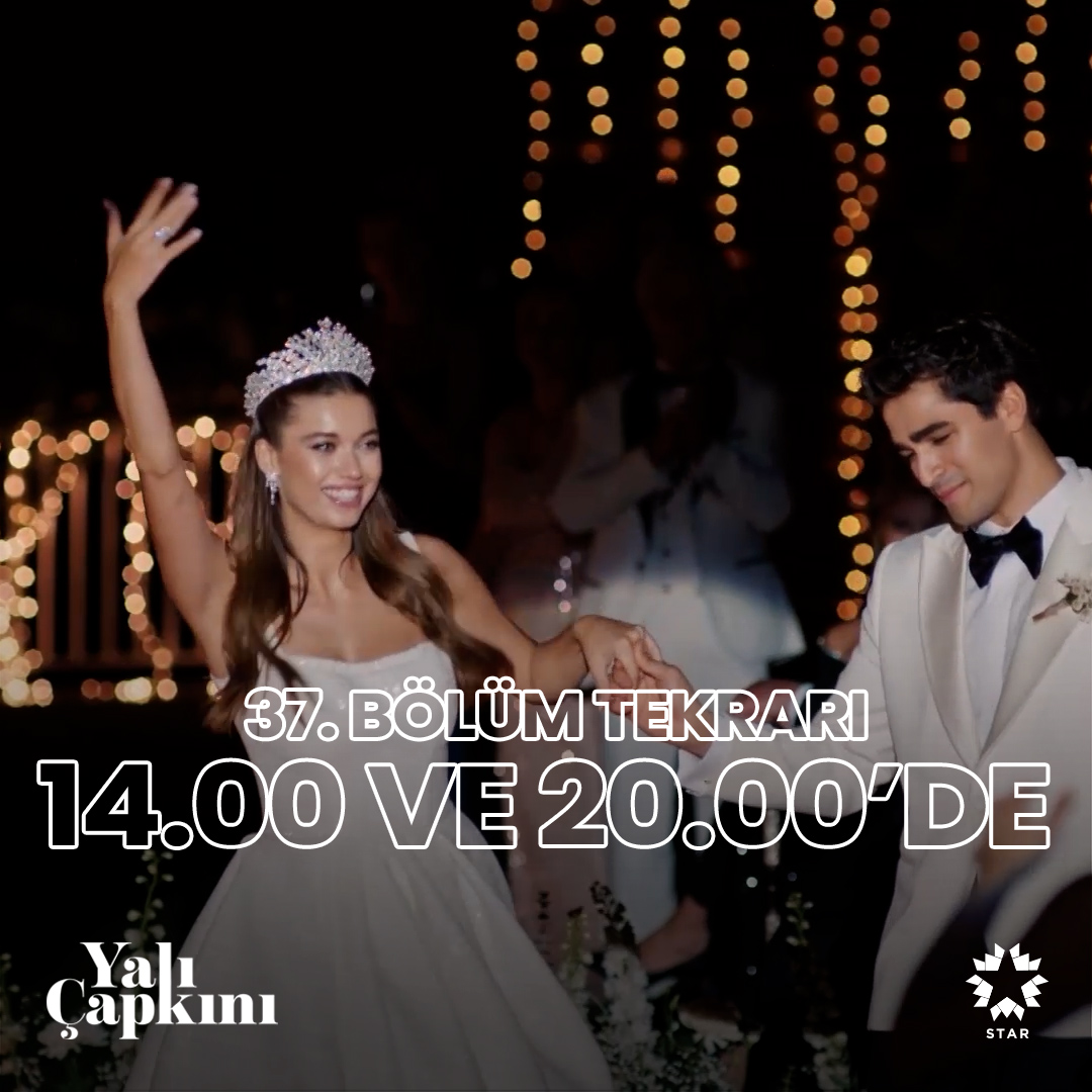 #YalıÇapkını 37. bölüm tekrarıyla bugün 14.00 ve 20.00'de Star'da! 😍 Yalı Çapkını