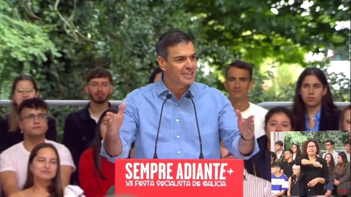 El señor Feijóo se presenta a la investidura para ser elegido jefe de la oposición. Esa será una magnífica noticia para España porque tendremos 4 años más de Gobierno progresista, que revaloriza las pensiones, sube el SMI, comprometido con el feminismo y la emergencia climática.