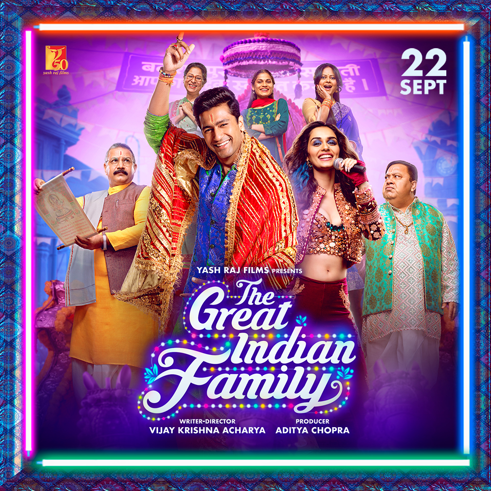 Kya aap ho Bhajan Kumar aur unki family se milne ke liye taiyyar? Watch #TheGreatIndianFamily with your parivar, in cinemas near you on 22nd September #YRF50