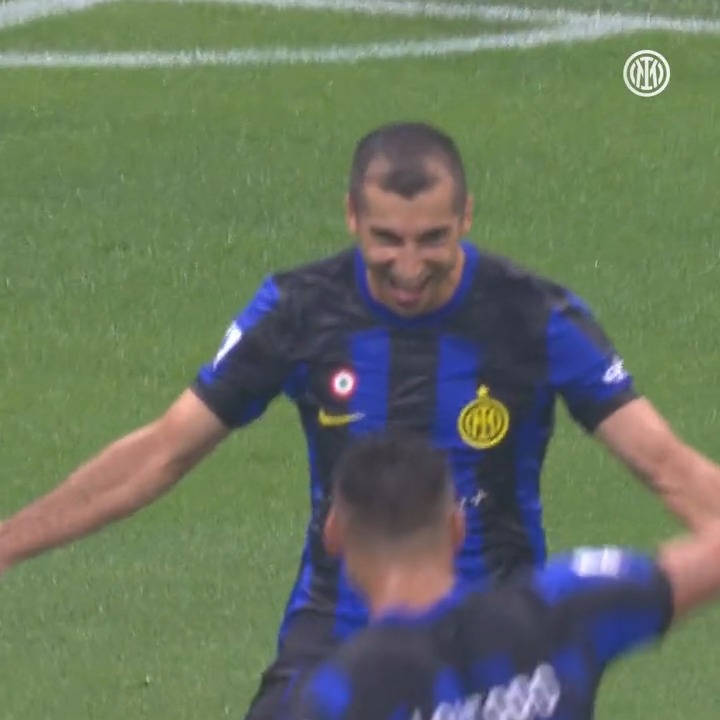 Ci hai preso gusto a segnare nel #DerbyMilano, Henrikh Mkhitaryan? 😎 #ForzaInter #InterMilan