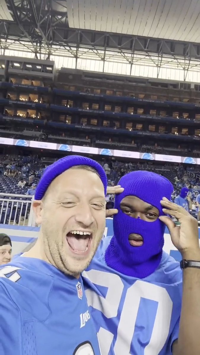 They're just here for the zip line. Sam Richardson | Detroit Lions
