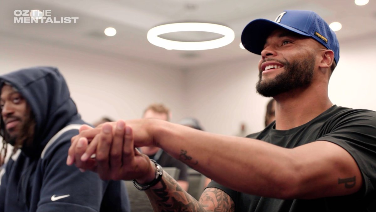 Another mind-blowing mental performance from Oz Pearlman, this time with the Dallas Cowboys: