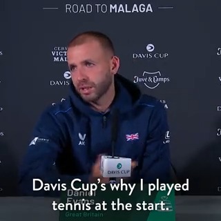 "Davis Cup is why I played tennis" Nothing like playing for your country for Dan Evans #BackTheBrits 🇬🇧