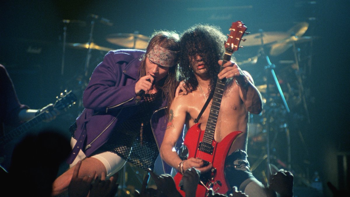 32 years ago today, Guns N’ Roses released Use Your Illusion I &amp; Use Your Illusion II. 500,000 copies were sold in the first two hours of release and they debuted at #1 &amp; #2 on the Billboard Hot 100 chart.