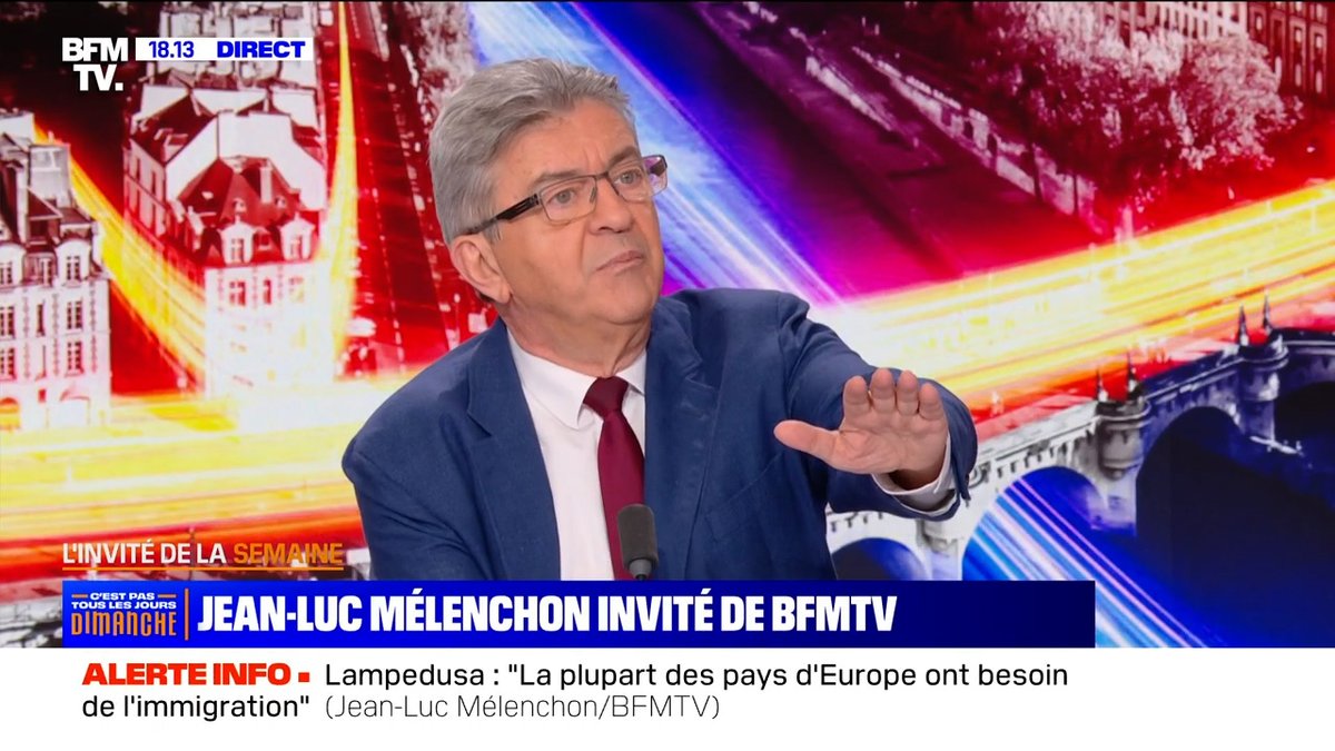 La plupart des pays d'Europe ont besoin d'immigration pour survivre. L'Allemagne manque de plusieurs milliers de chercheurs et de scientifiques. Nous les Français, nous avons besoin aussi de bras et de cerveaux. #DimancheBFMTV
