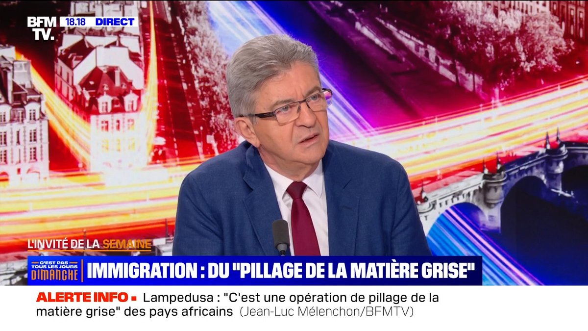 J'accuse le système médiatique d'avoir fait le lit du pire. Le capitalisme a besoin d'empêcher le peuple de se constituer comme une force politique, donc il le fragmente. Les médias ont cultivé pendant des années la fleur vénéneuse de la peur de l'immigré. #DimancheBFMTV