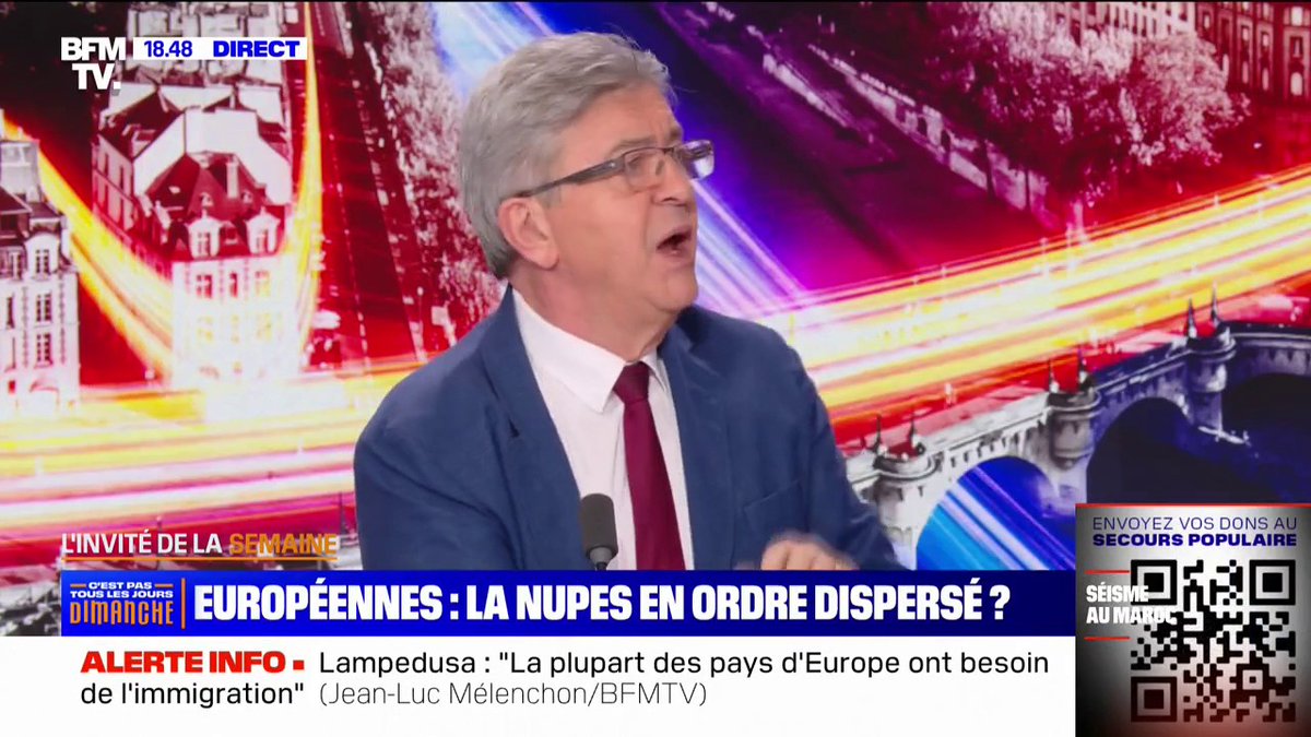 Jean-Luc Mélenchon (Jean-Luc Mélenchon): "Je ne fais pas la Nupes car j'aime les autres, je ne les aime pas"