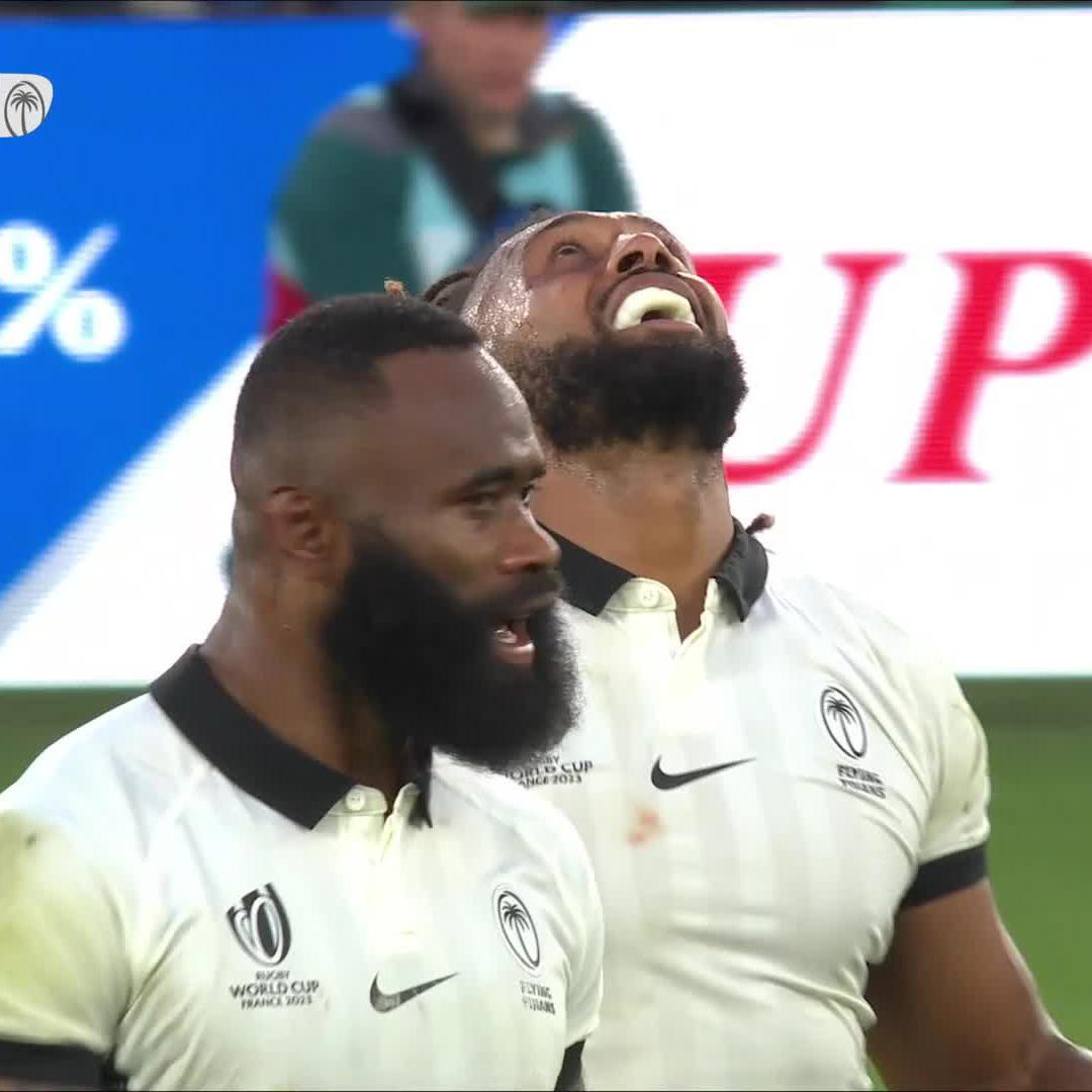 The winning moment 👏 #RWC2023 | #AUSvFIJ | Fiji Rugby Union