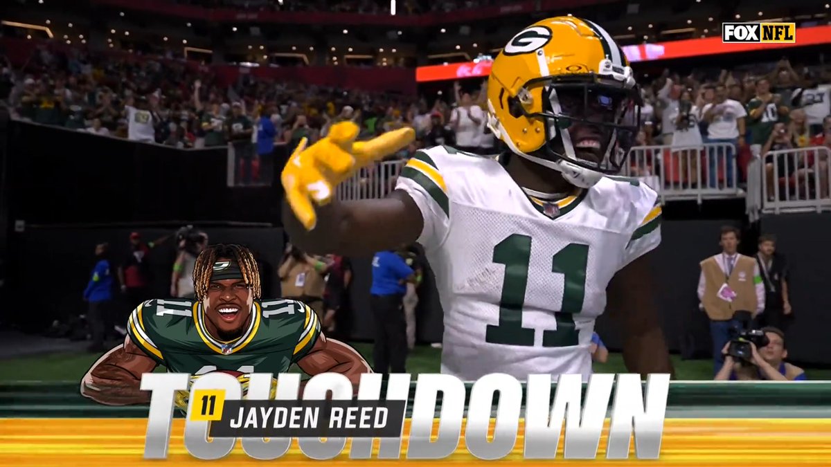 That's TD No. 2 for j.reed11💂🏾! 🙌🐦 #GBvsATL | #GoPackGo 📺: FOX