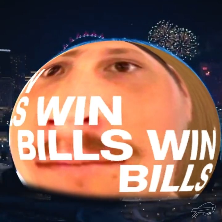 Go Bills. 😎 #LVvsBUF | #BillsMafia