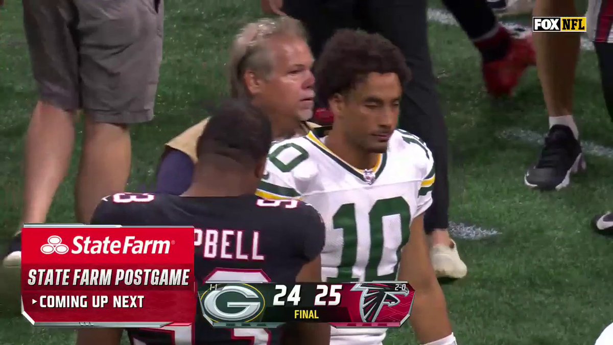 The Atlanta Falcons prevail in front of the home crowd 🙌 📺: FOX