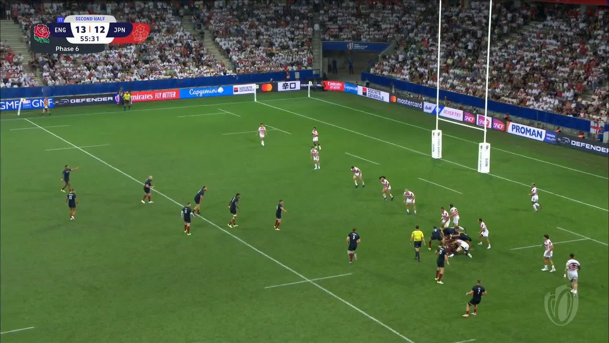 A try in very bizarre circumstances ๐ But it won't bother Courtney Lawes! ๐ #RWC2023 | #ENGvJPN | England Rugby