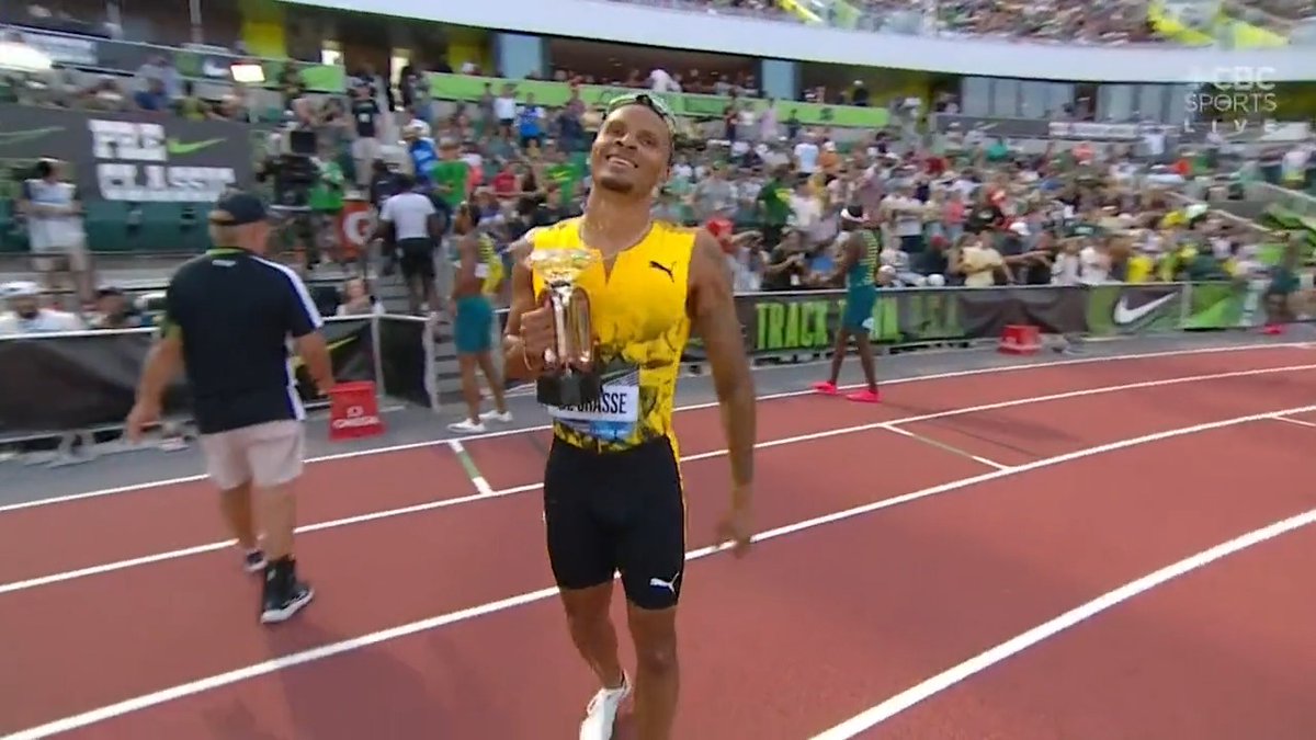 Andre De Grasse is back AND he’s Canada's first Diamond League champion since 2011! 🇨🇦🏆 The reigning Olympic champion wins the men’s 200m Diamond League title with a season-best time of 19.76 #Breakthrough presented by Toyota Canada